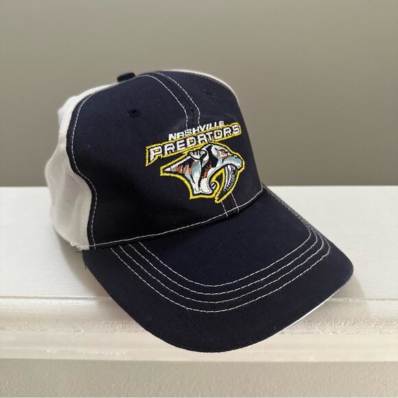 💥Nashville Predators hockey hat cap unisex one size adjustable Velcro go preds - Picture 1 of 5